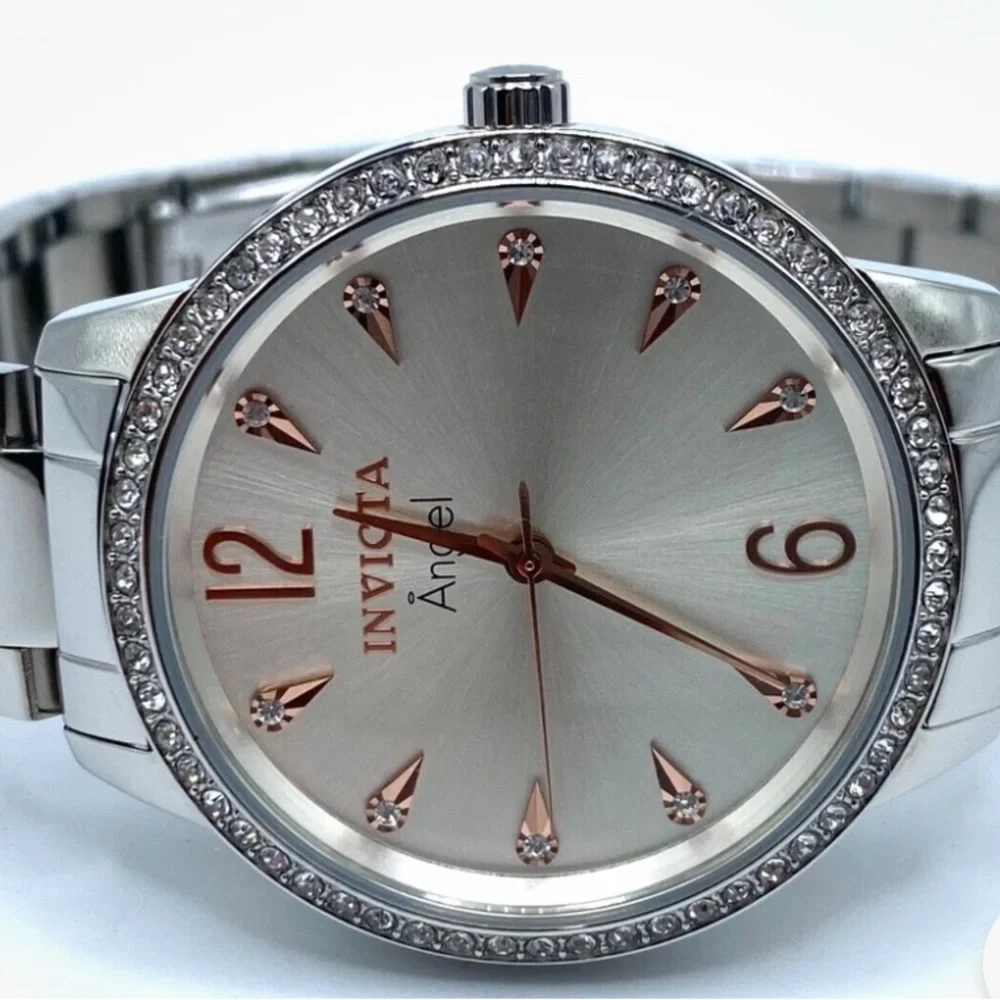 INVICTA WATCH ANGEL 31366 36mm PC21J Quartz PRE OWNED NO BOX